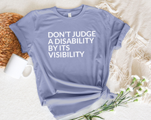 Load image into Gallery viewer, Don’t Judge a Disability Long Sleeve Shirt – Advocate with Confidence