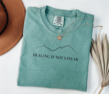 Load image into Gallery viewer, Healing Is Not Linear Long Sleeve Shirt – Embrace Your Journey