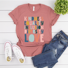 Load image into Gallery viewer, BELLA + CANVAS ADULT - Kindness, Equality, Diversity, Inclusion, Love
