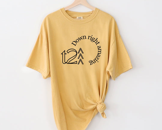 Down Syndrome Awareness unisex Comfort Colors t-shirt by Say Hello Threads, supporting inclusion and awareness.