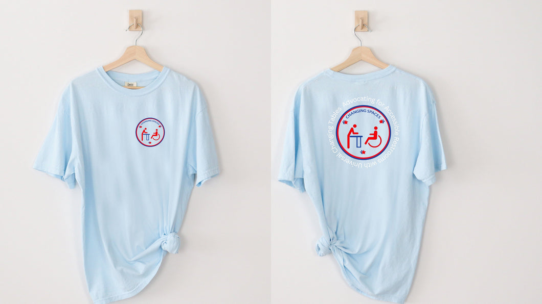 Changing Spaces Campaign Tee - Front + Back Design