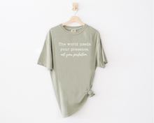 Load image into Gallery viewer, Presence Over Perfection – Unisex Comfort Colors T-Shirt
