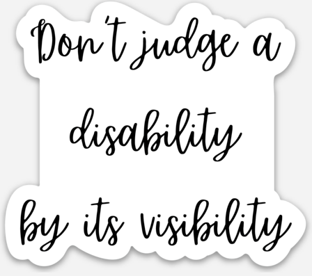 Don't Judge a Disability Sticker