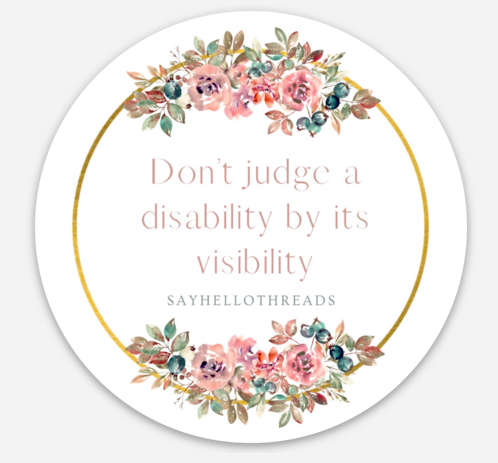 Don't Judge a Disability Sticker