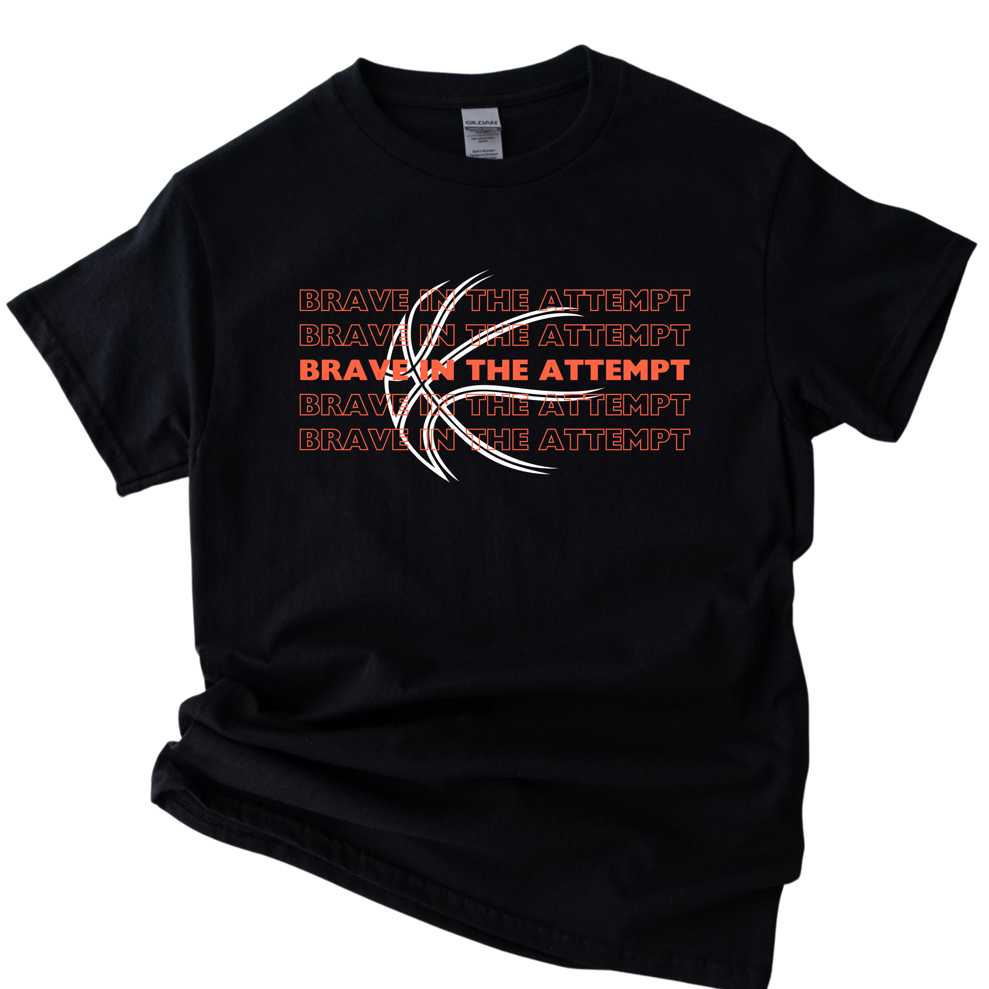 'Brave in the Attempt' Virginia basketball championship t-shirt supporting Special Olympics, exclusively designed by Say Hello Threads.
