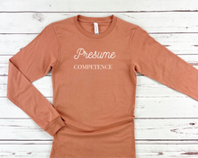 Load image into Gallery viewer, Bella + Canvas - Presume Competence Long-Sleeve
