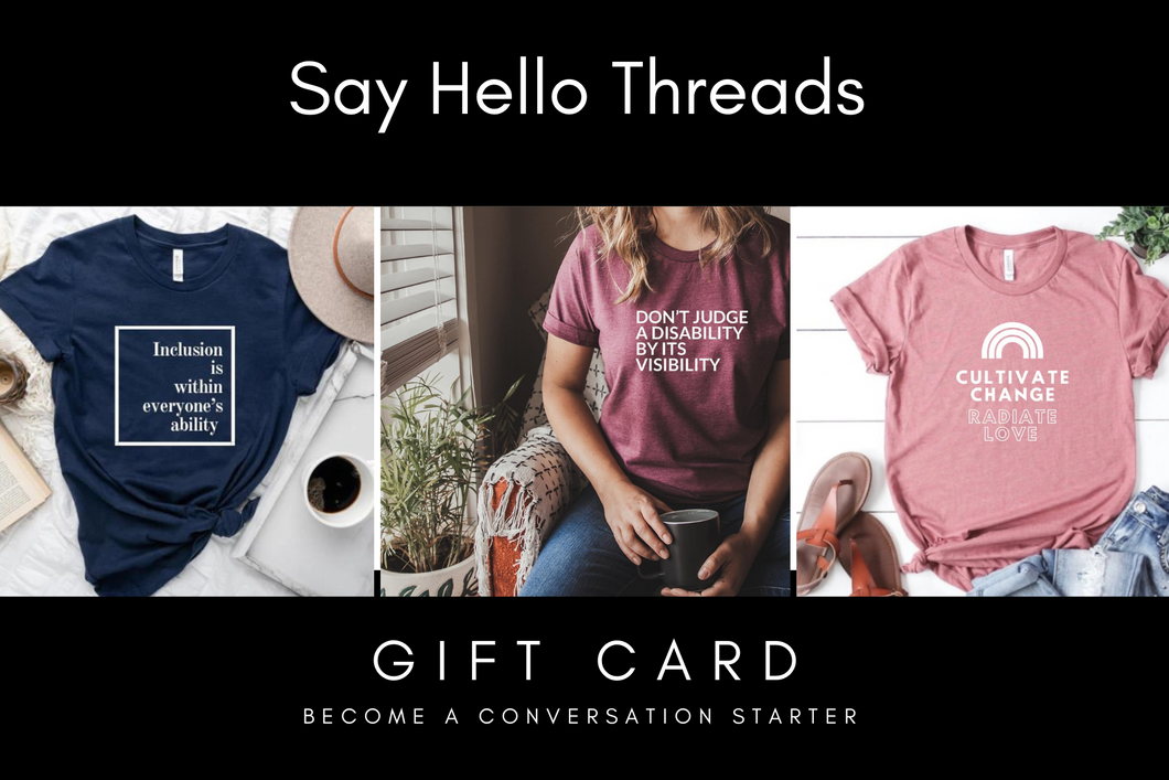 Say Hello Threads Gift Card